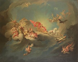 Keisari Kaarle VI:n (1685-1740) apoteoosi Apollon hahmossa